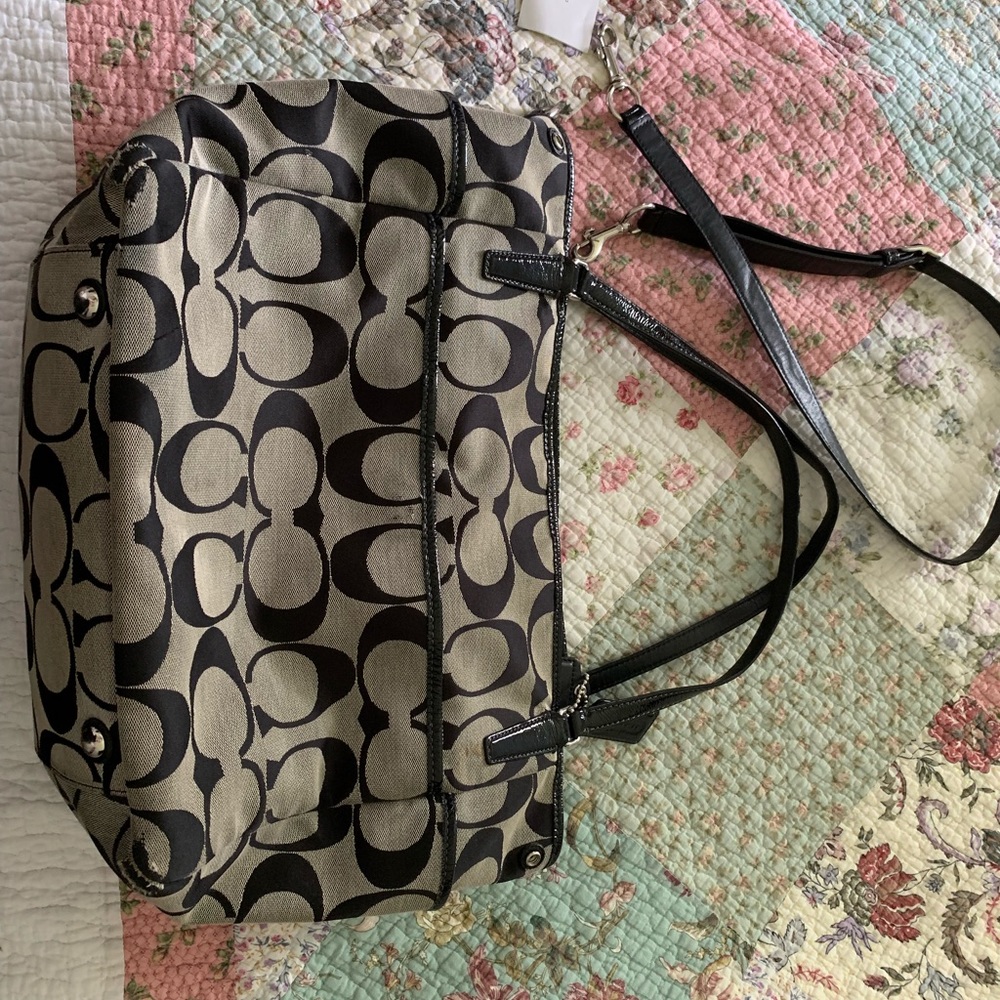 Coach baby bag